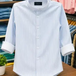 Men’s Premium Striped Casual Shirt | Classic Vertical Stripe Full Sleeve Shirt | Smart Casual Fashion Wear