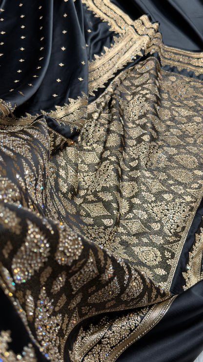 Black Saree: A Perfect Blend of Elegance, Style, and Modern Glamour - Image 2