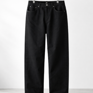 Men’s Premium Black Baggy Jeans – Classic Relaxed Fit
