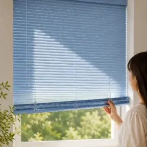 Sky Blue Venetian Window Blind – Modern Home Décor