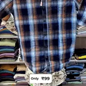 Classic Blue Check Casual Shirt – Everyday Smart Style