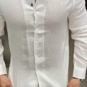 Classic White Linen Shirt